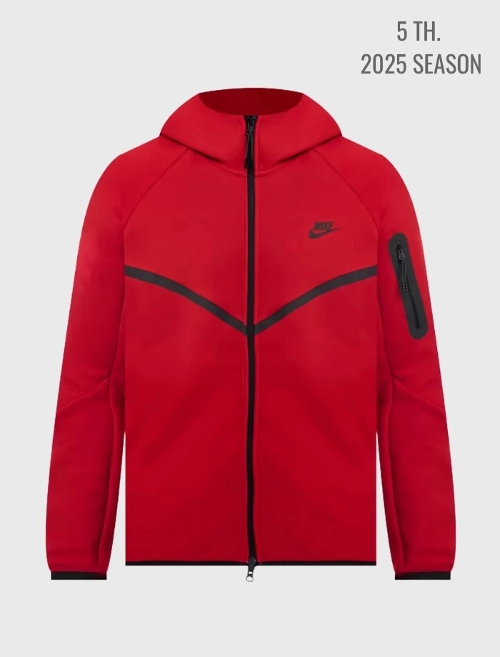 Tech Fleece 5th GEN Full-Zip Hoodie – Kırmızı