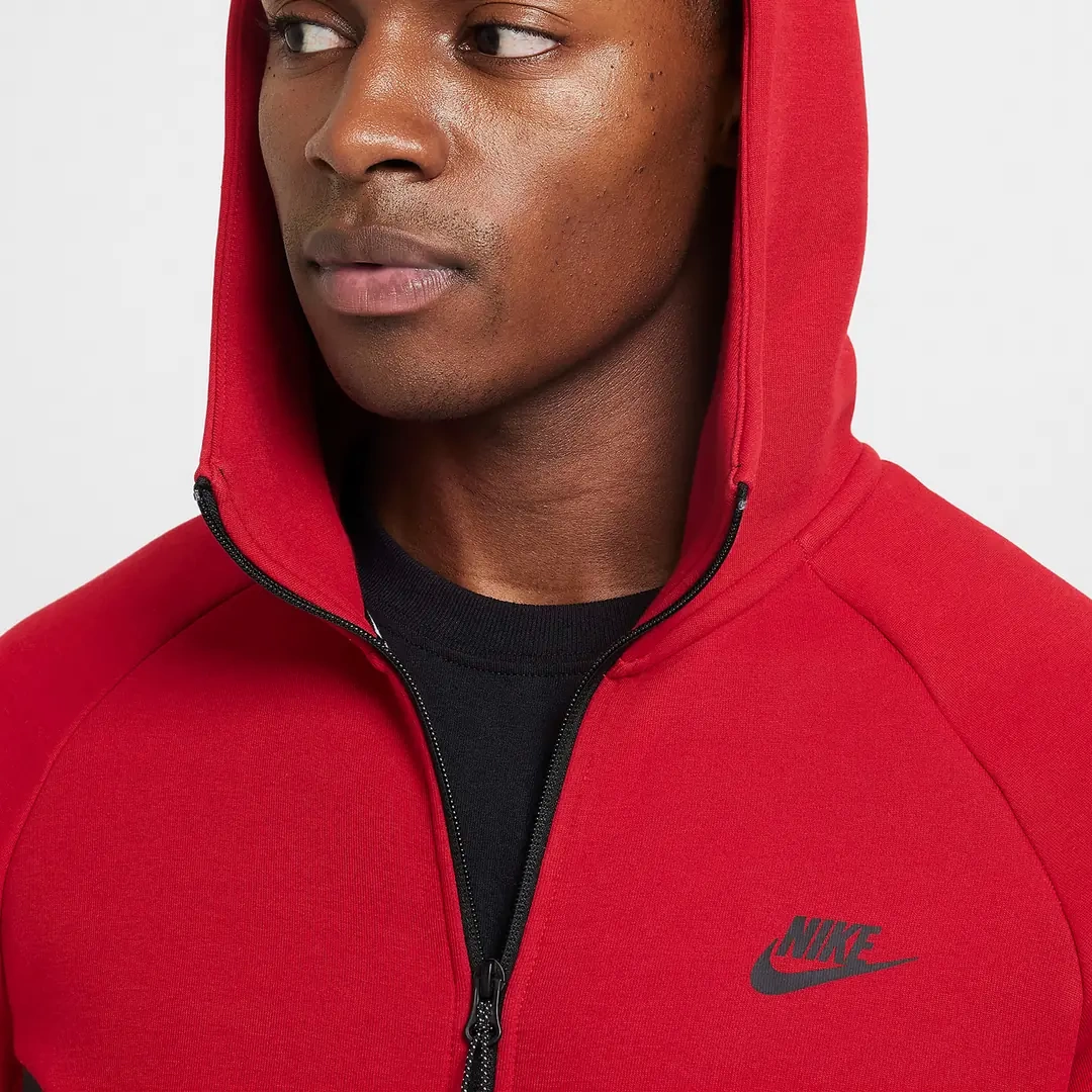 Tech Fleece 5th GEN Full-Zip Hoodie – Kırmızı