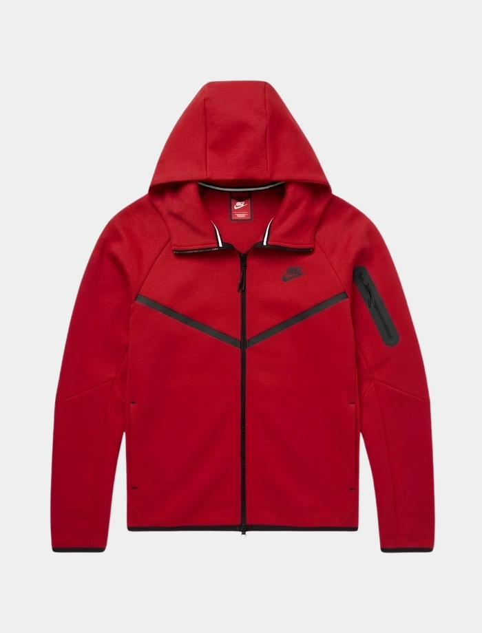 Tech Fleece 5th GEN Full-Zip Hoodie – Kırmızı