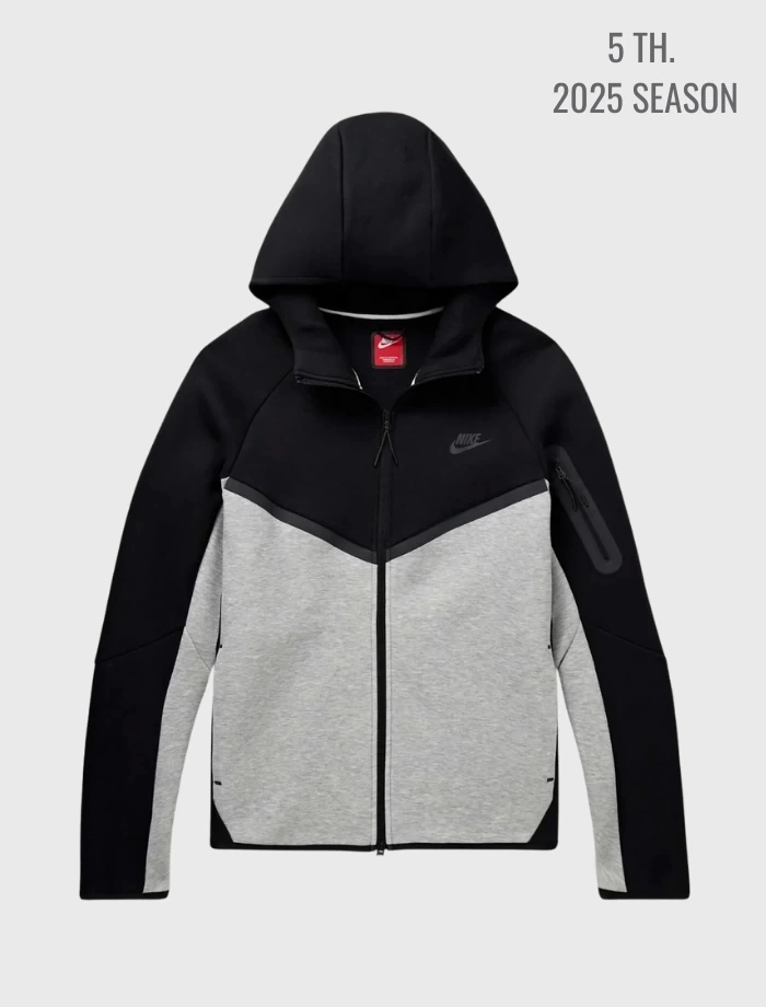 Tech Fleece 5th GEN Full-Zip Hoodie – Siyah/Gri