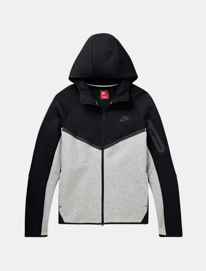 Tech Fleece 5th GEN Full-Zip Hoodie – Siyah/Gri