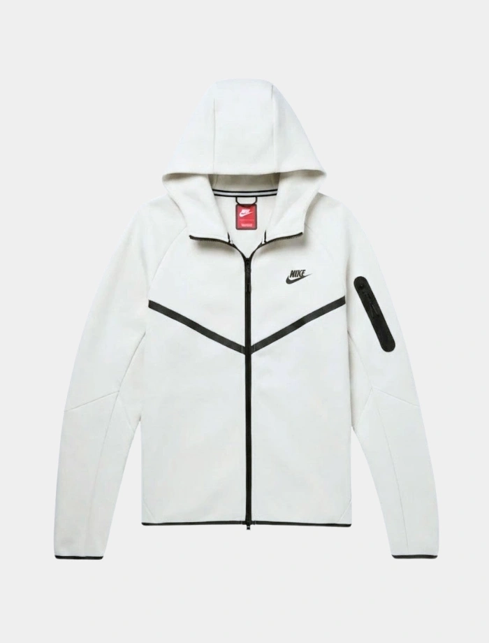 Tech Fleece 5th GEN Full-Zip Hoodie – White