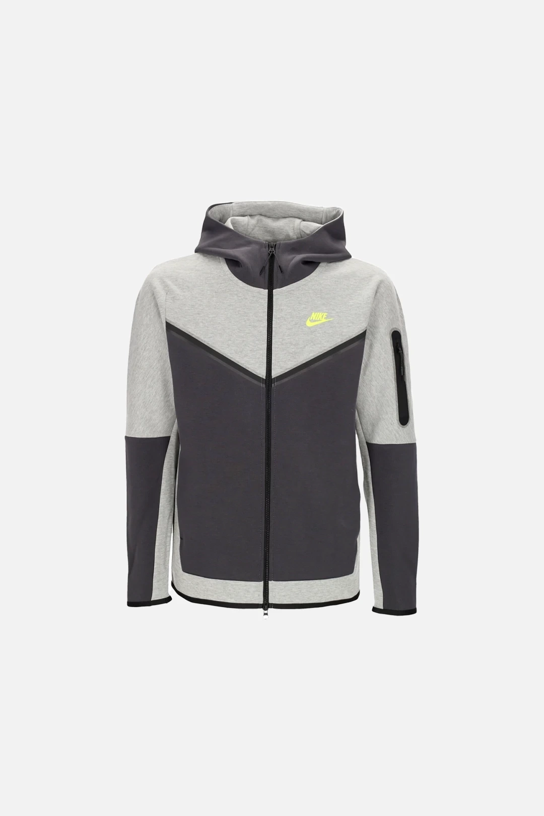 Tech Fleece Full-zip Hoodie - Ant/Gri/Volt
