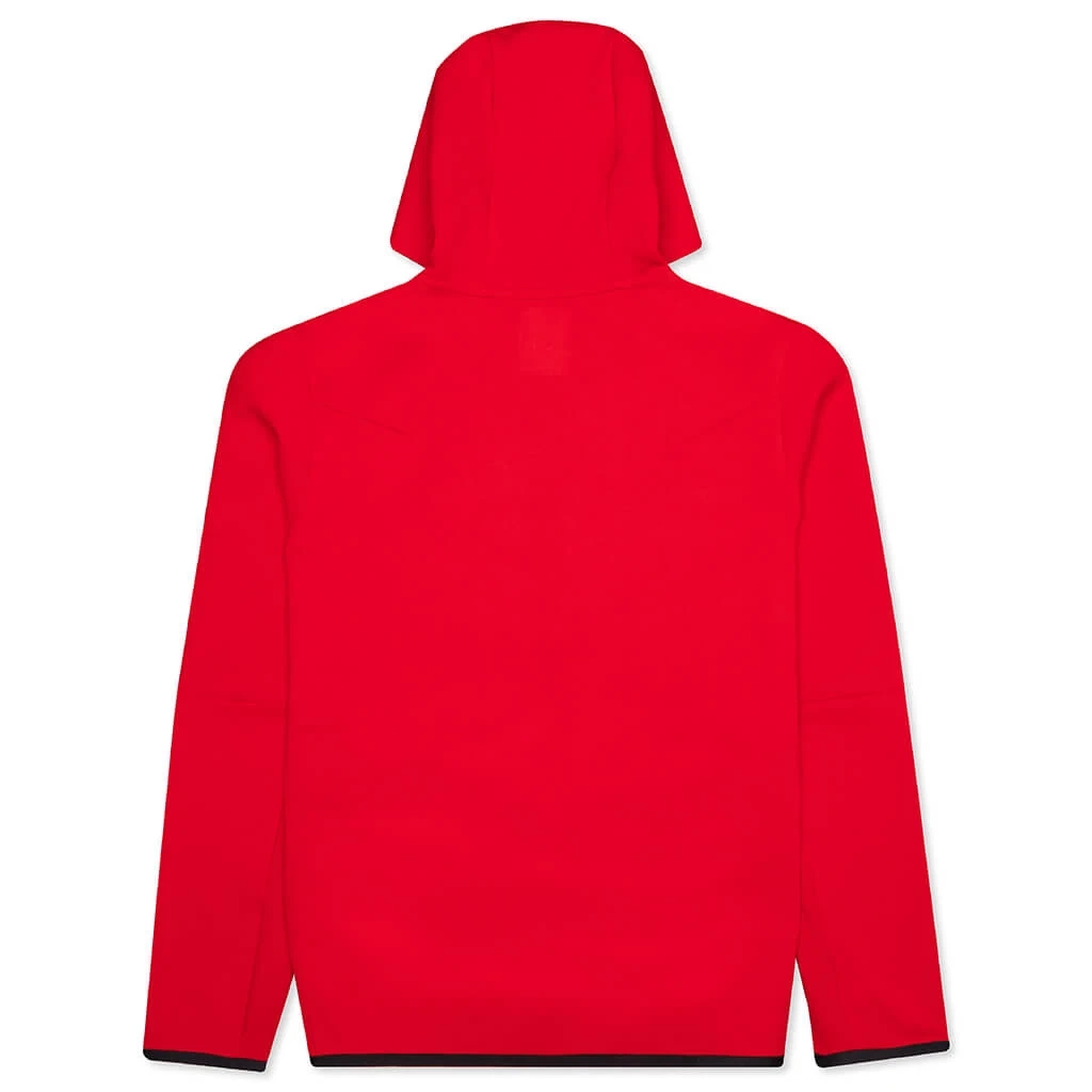 Tech Fleece Full-zip Hoodie - Kırmızı