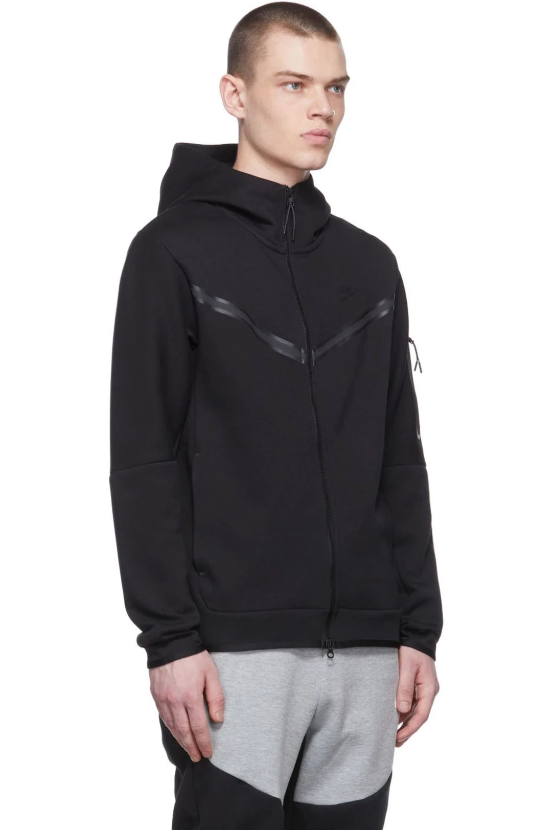 Tech Fleece Full-zip Hoodie - Siyah