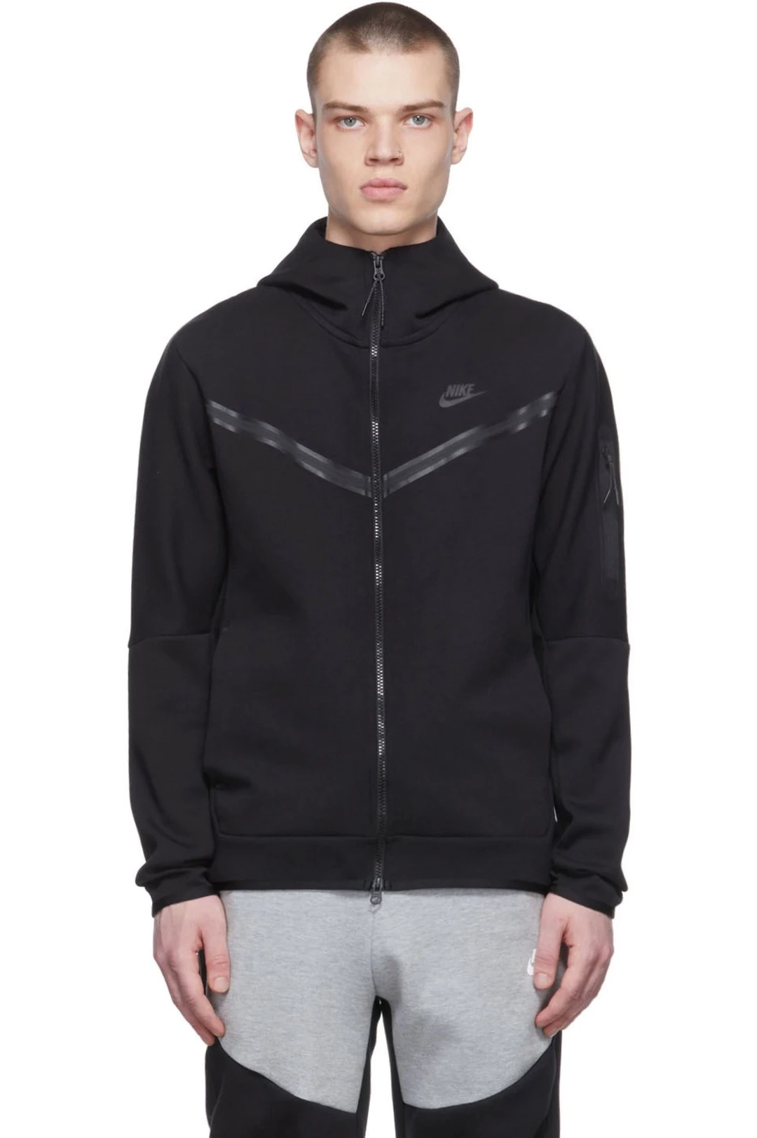 Tech Fleece Full-zip Hoodie - Siyah