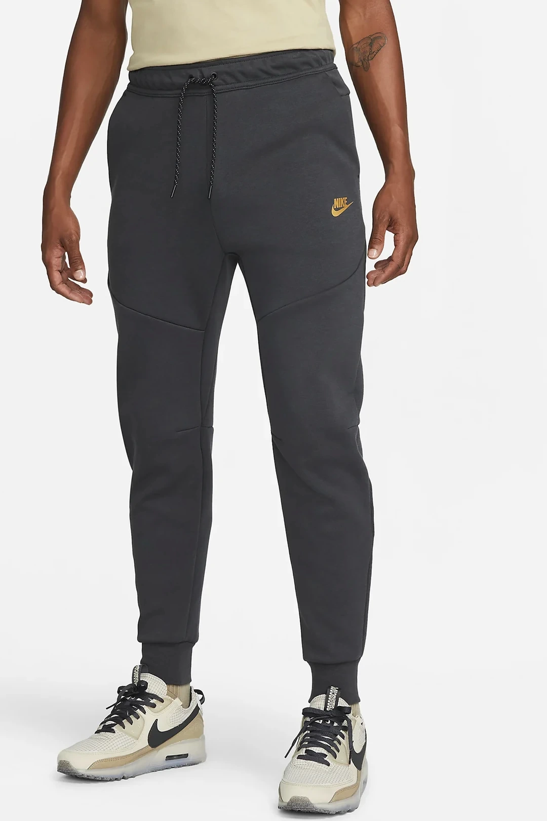 Tech Fleece Jogger – Antrasit/Gold
