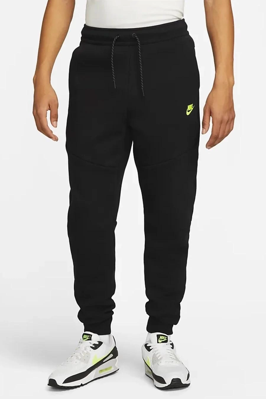 Tech Fleece Jogger – Siyah/Yeşil