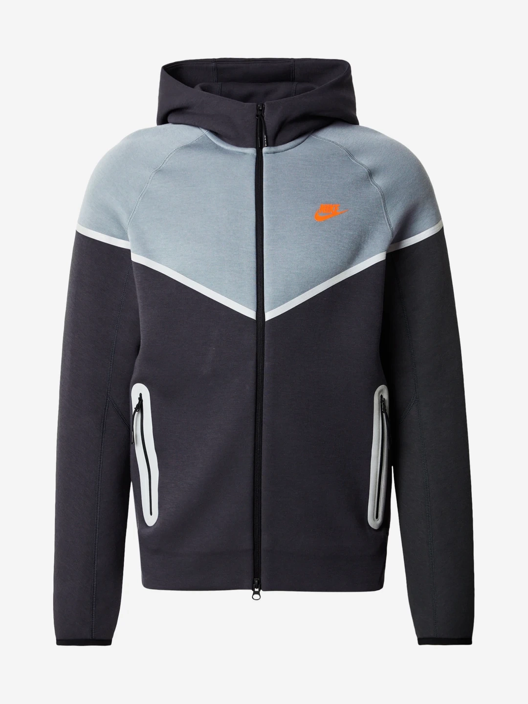Tech Fleece Windrunner REFLECTIVE Full-Zip Hoodie – Antrasit/Turuncu