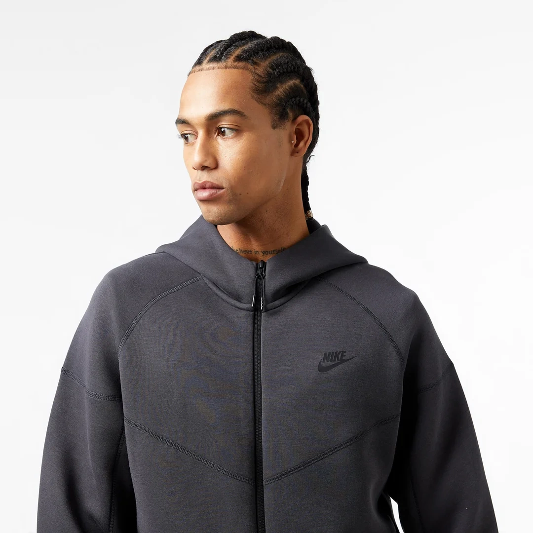 Tech Fleece Windrunner (Yeni) Full-Zip Hoodie – Antrasit