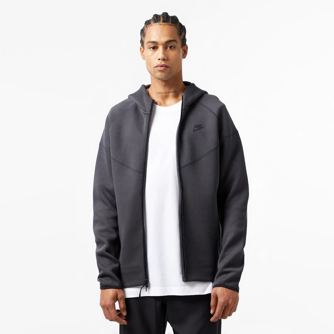 Tech Fleece Windrunner (Yeni) Full-Zip Hoodie – Antrasit