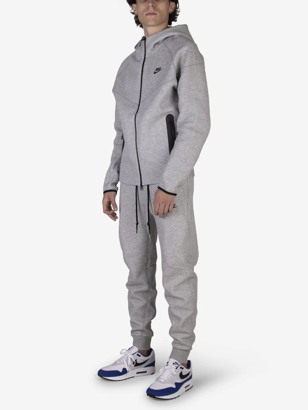 Tech Fleece Windrunner (Yeni) Full-Zip Hoodie – Gri