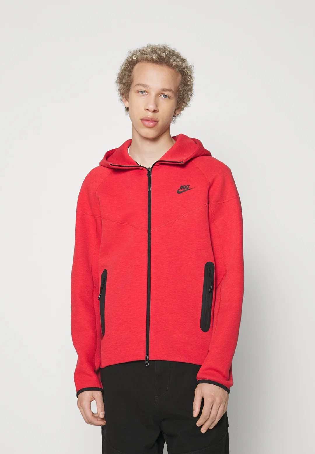 Tech Fleece Windrunner (Yeni) Full-Zip Hoodie – Kırmızı