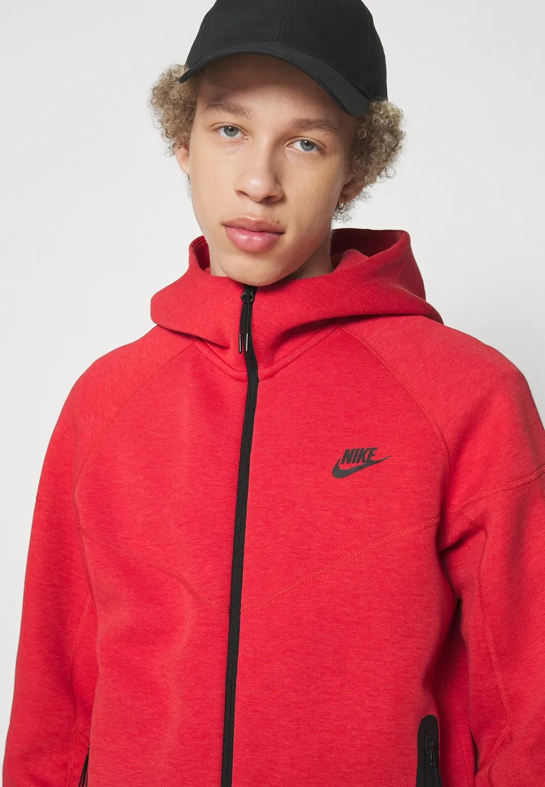 Tech Fleece Windrunner (Yeni) Full-Zip Hoodie – Kırmızı
