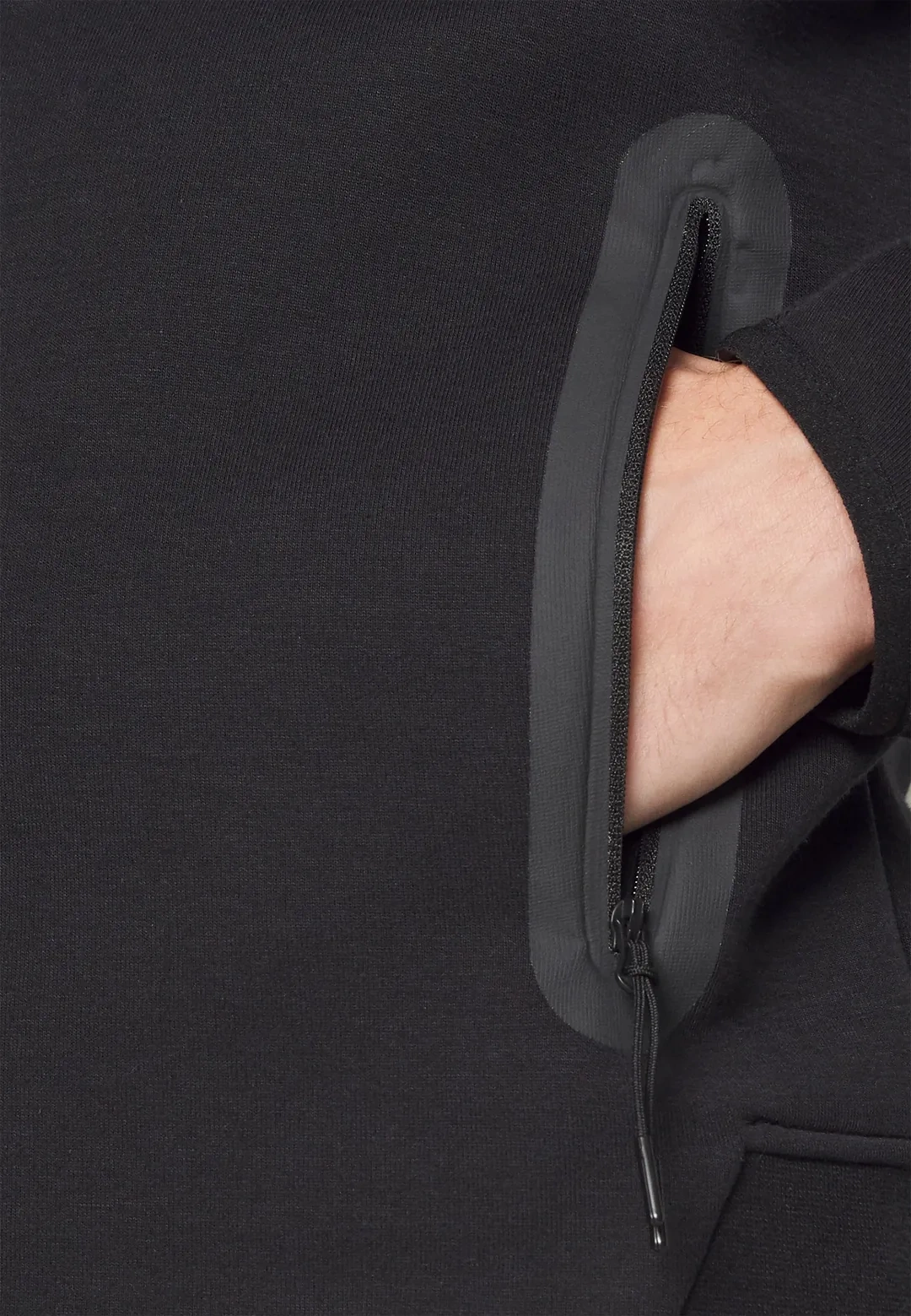 Tech Fleece Windrunner (Yeni) Full-Zip Hoodie – Siyah