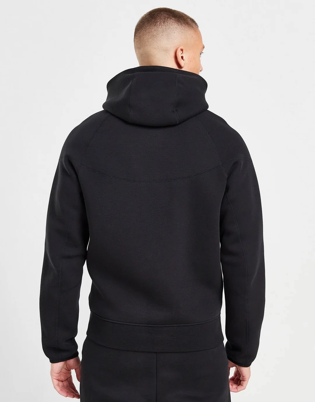 Tech Fleece Windrunner (Yeni) Full-Zip Hoodie – Siyah