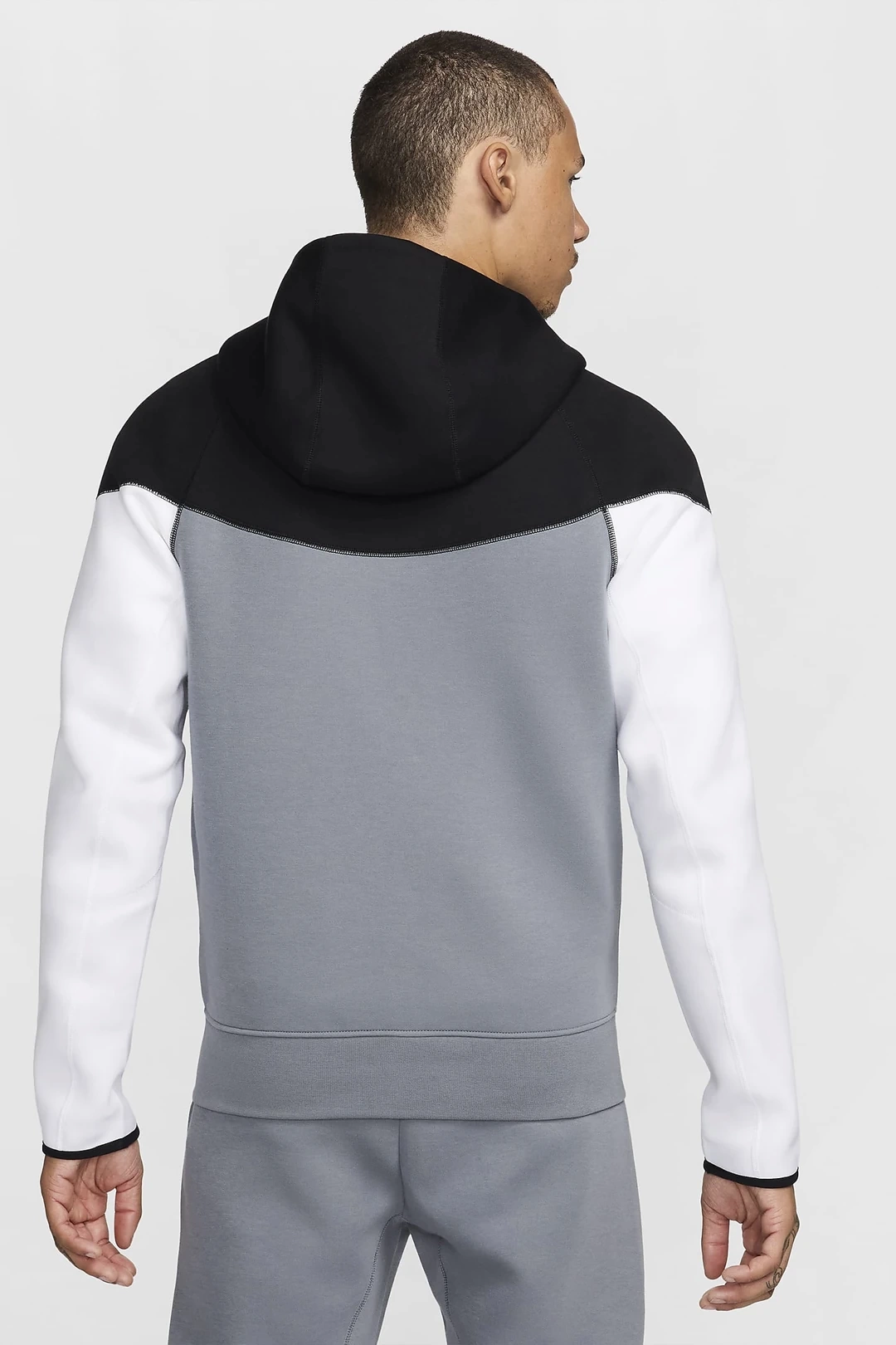 Tech Fleece Windrunner (Yeni) Full-Zip Hoodie – Siyah/G/W/Gold