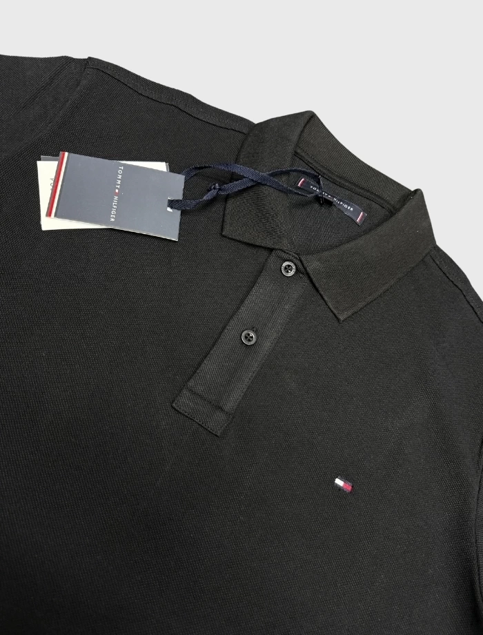 TOMMY Classic Polo T-shirt – Siyah