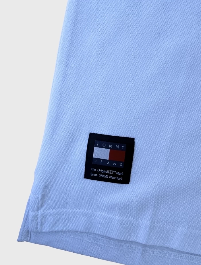 TOMMY H. Frame Polo T-shirt – Beyaz
