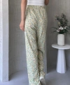 Desenli Beli Lastikli Bürümcük Pantolon