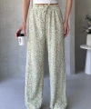 Desenli Beli Lastikli Bürümcük Pantolon