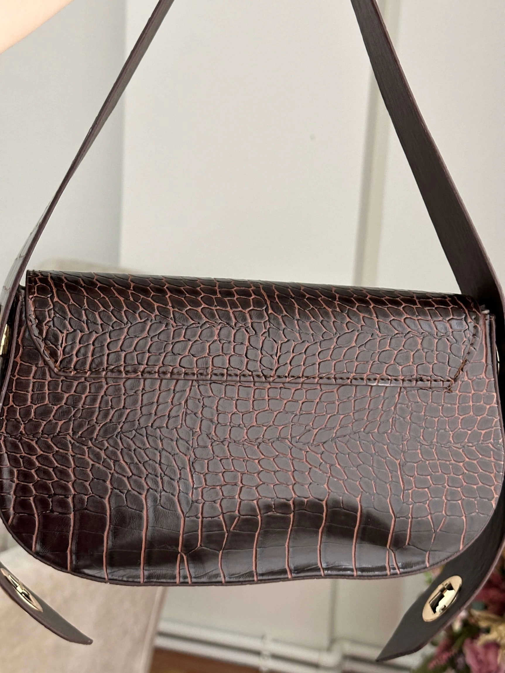 Pullaps Alice Model Acı Kahve Deri Çanta