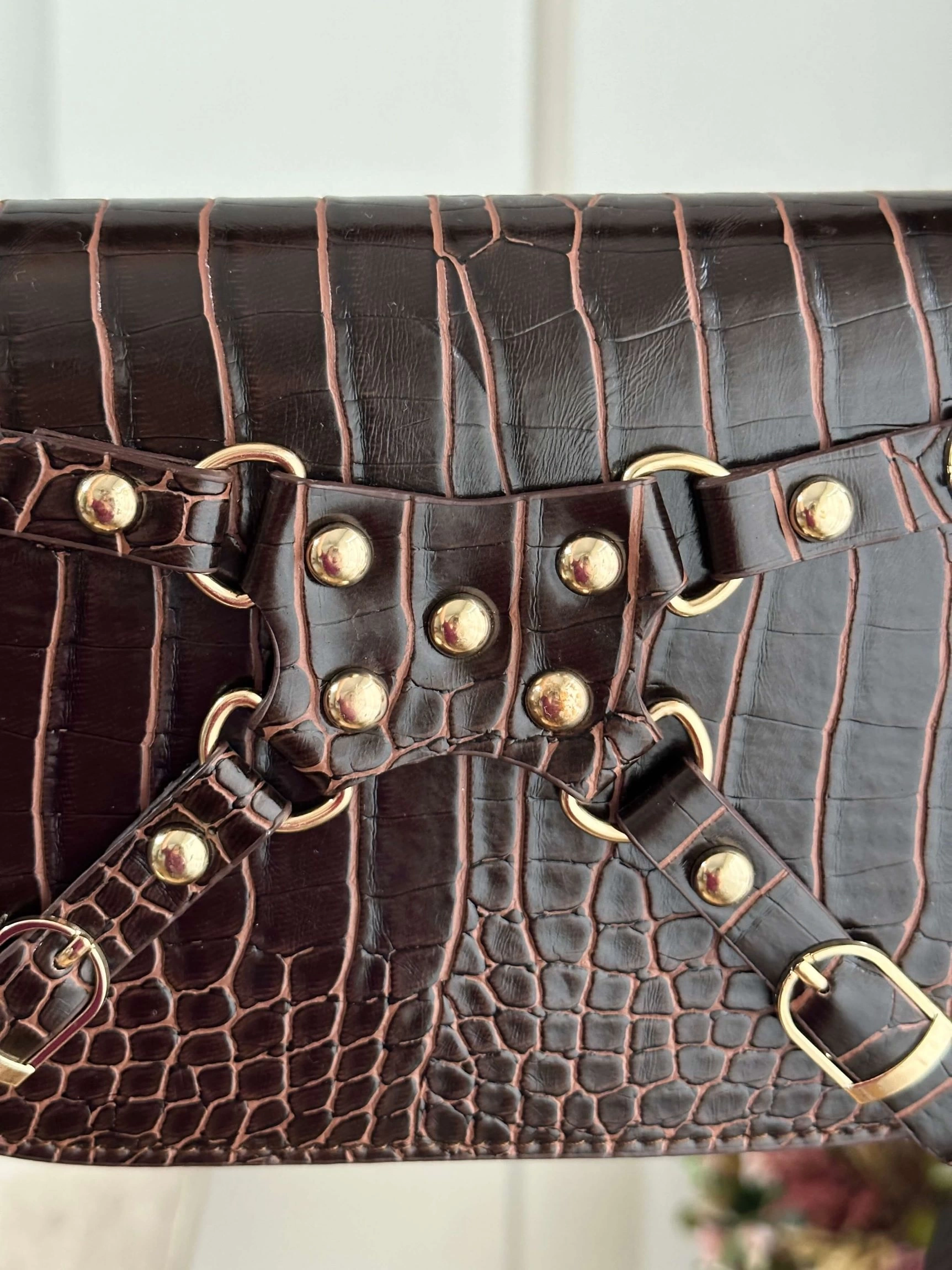 Pullaps Alice Model Acı Kahve Deri Çanta