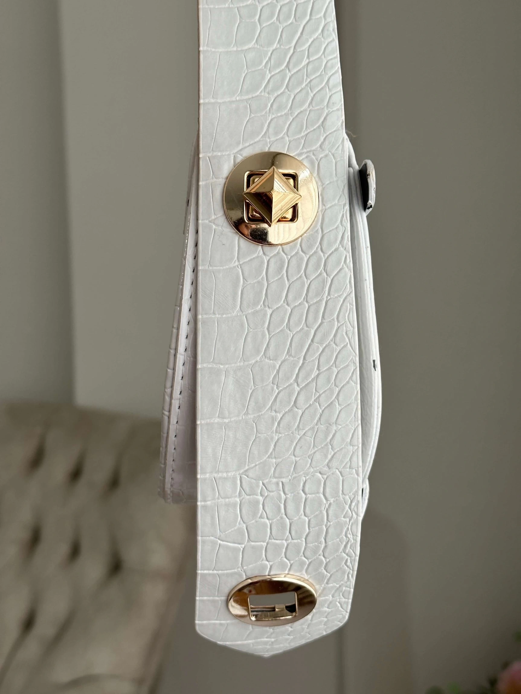 Pullaps Alice Model Beyaz Deri Çanta