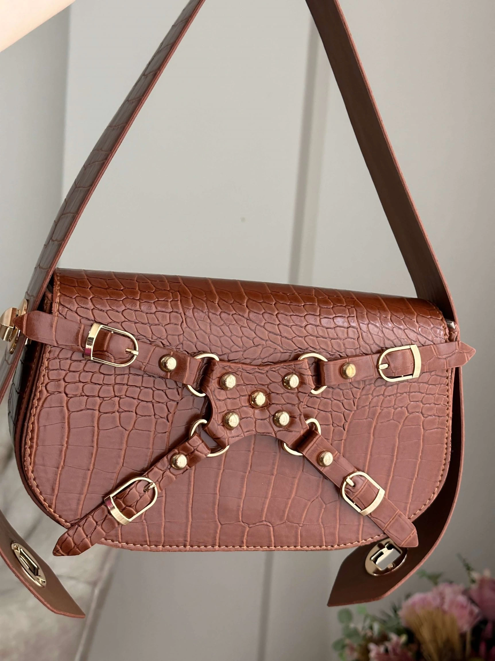 Pullaps Alice Model Deri Taba Çanta