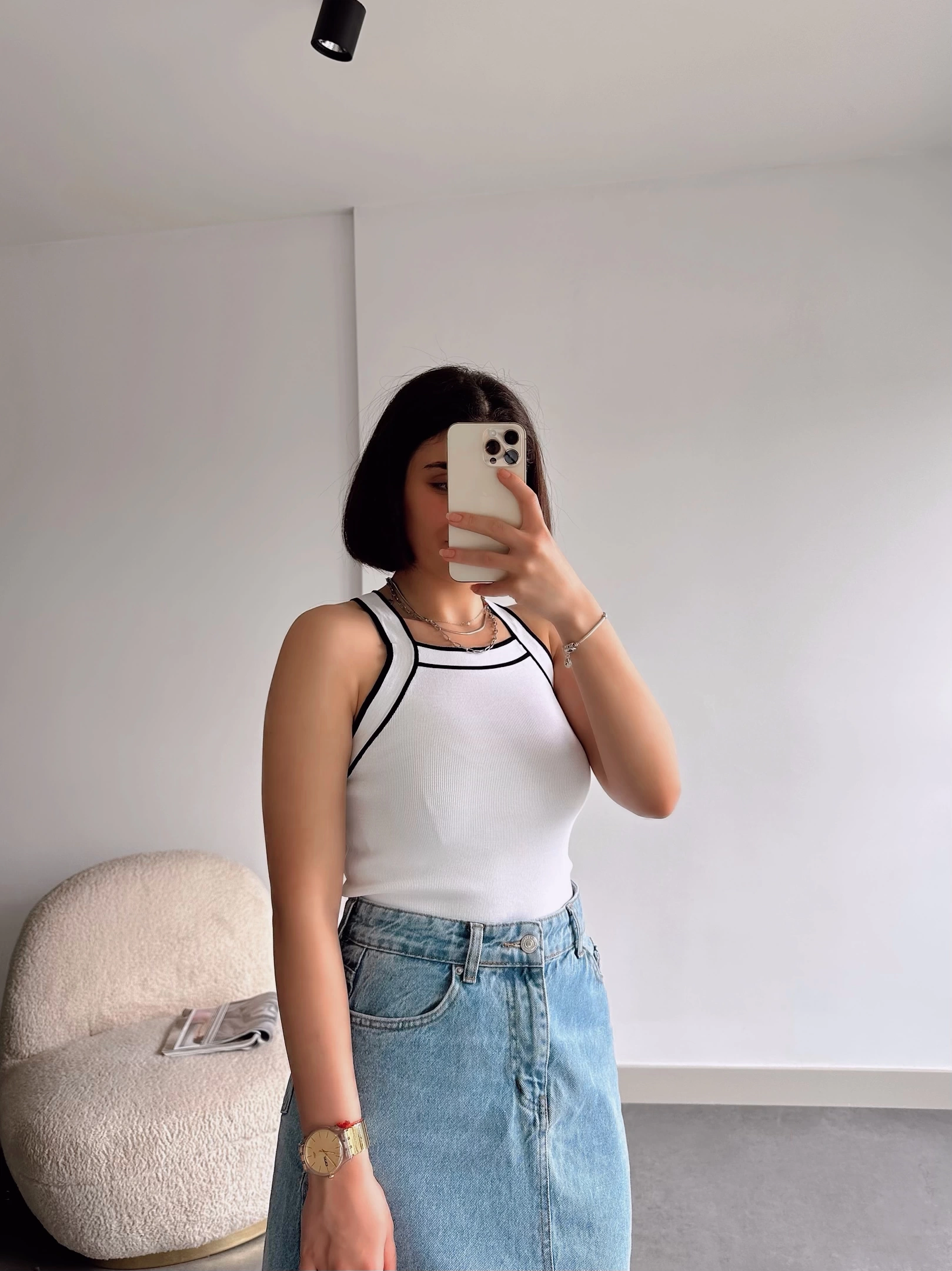 Pullaps Çelik Örme Triko Atlet