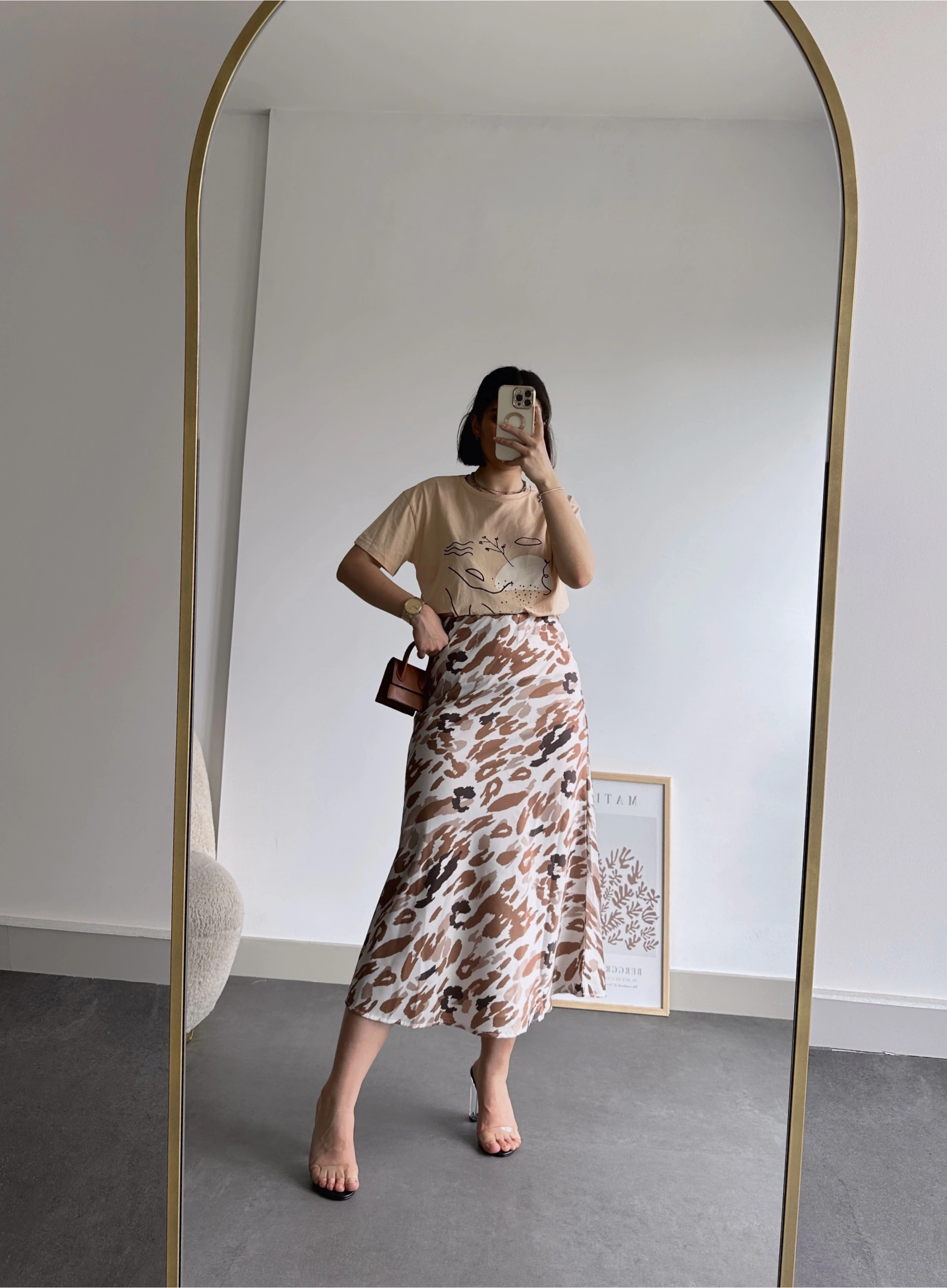 Pullaps Desenli Saten Etek