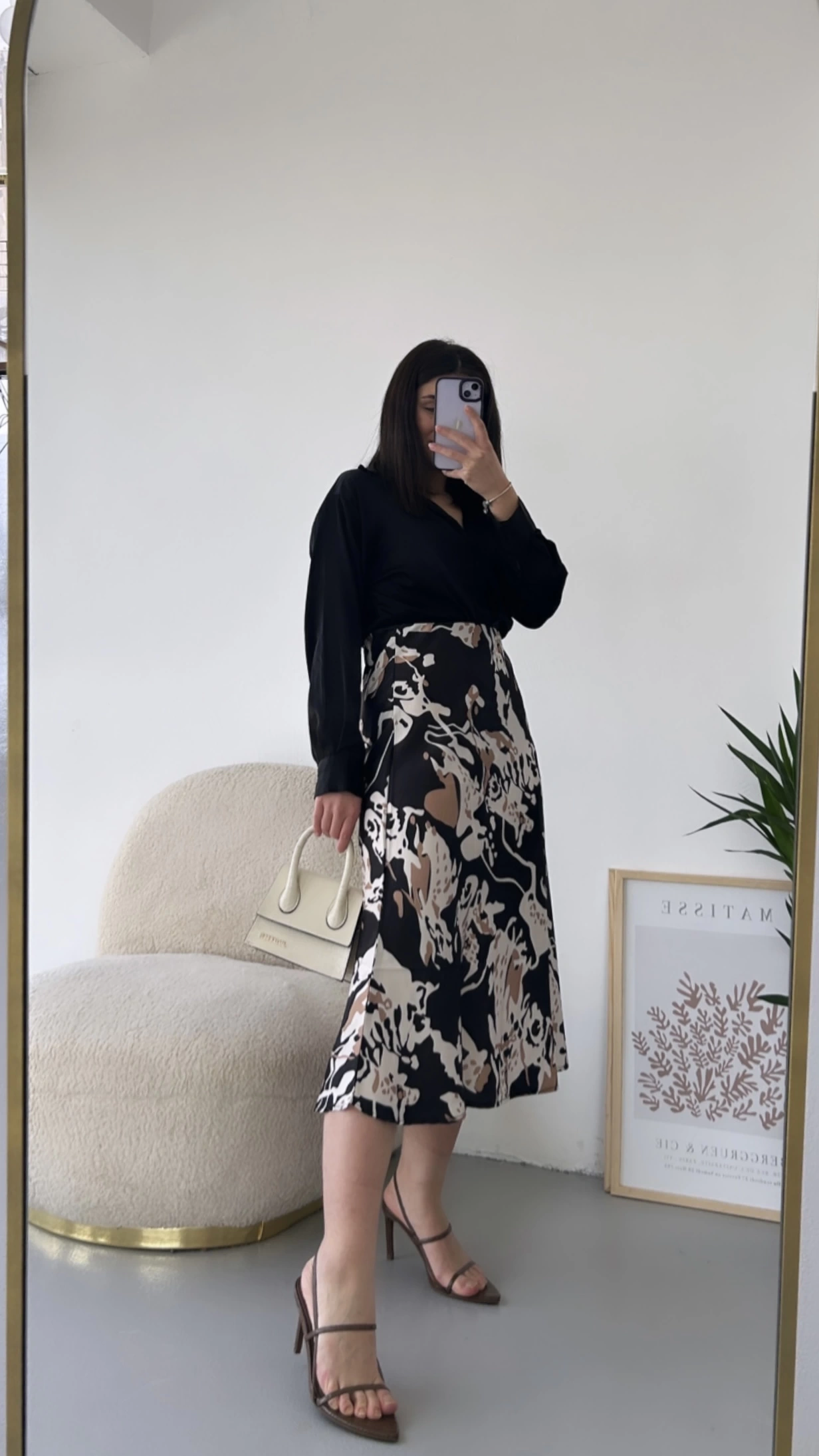 Pullaps Desenli Saten Etek