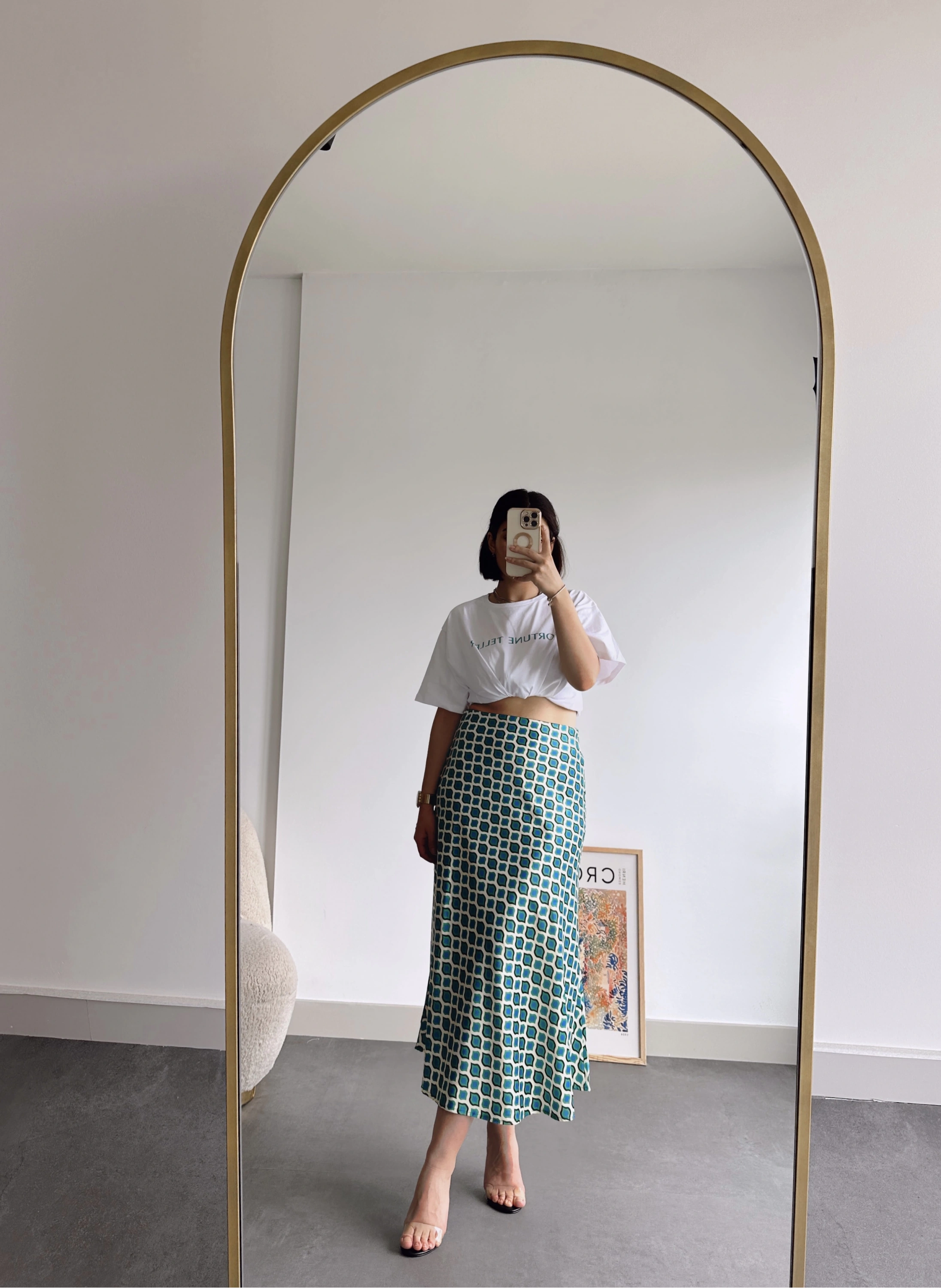 Pullaps Desenli Saten Etek