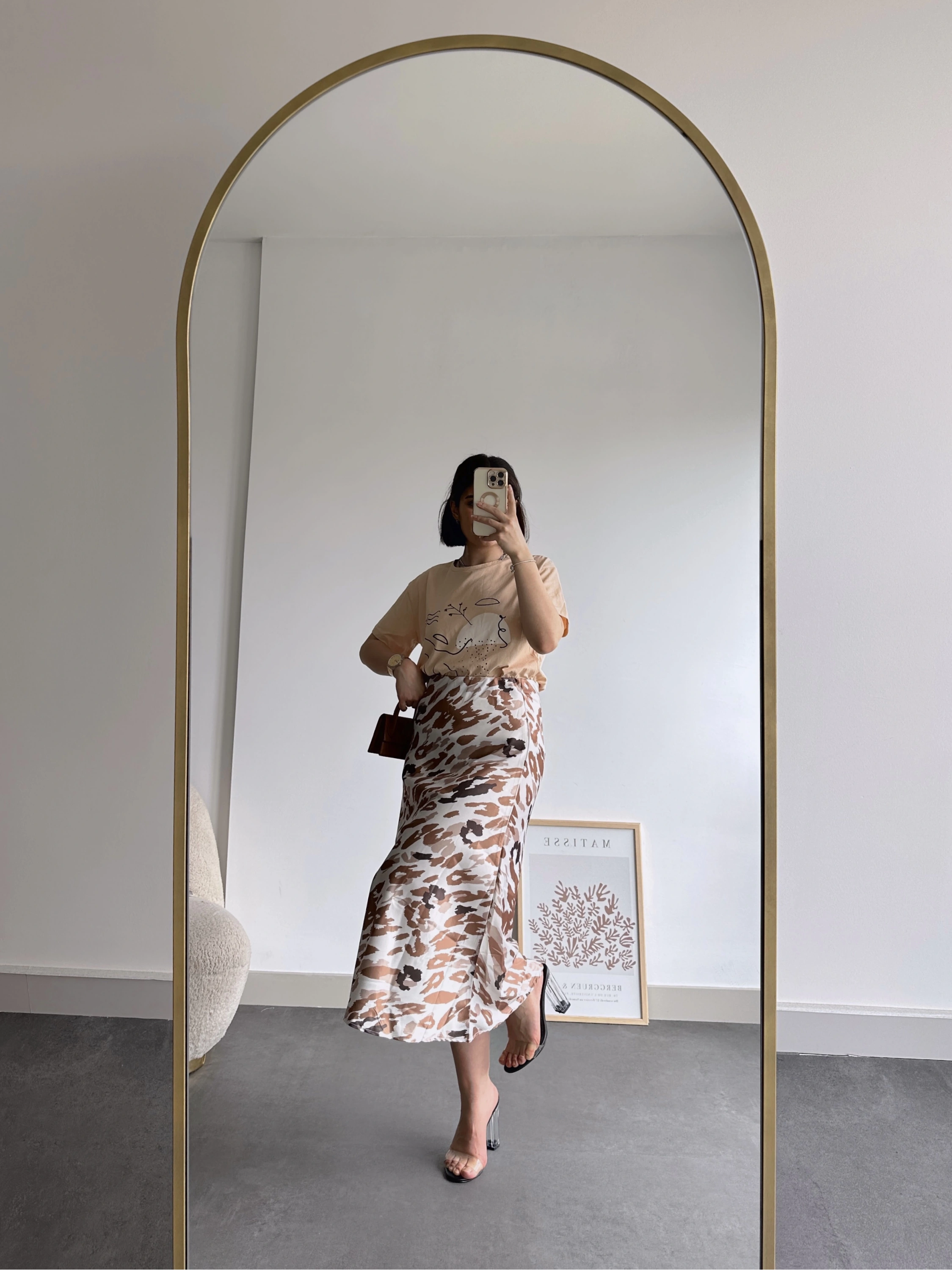 Pullaps Desenli Saten Etek