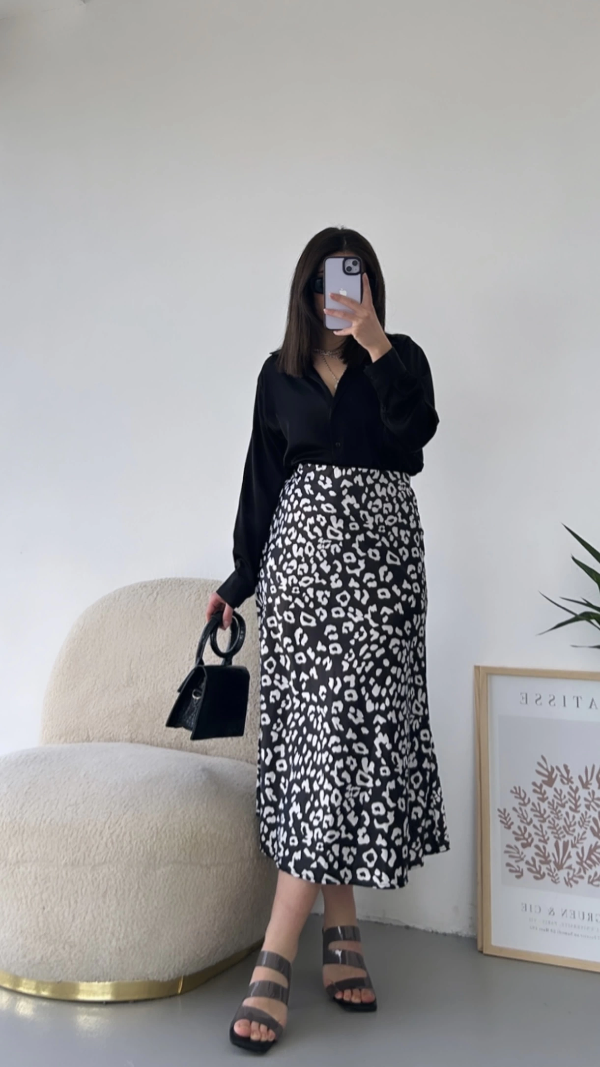 Pullaps Desenli Saten Etek