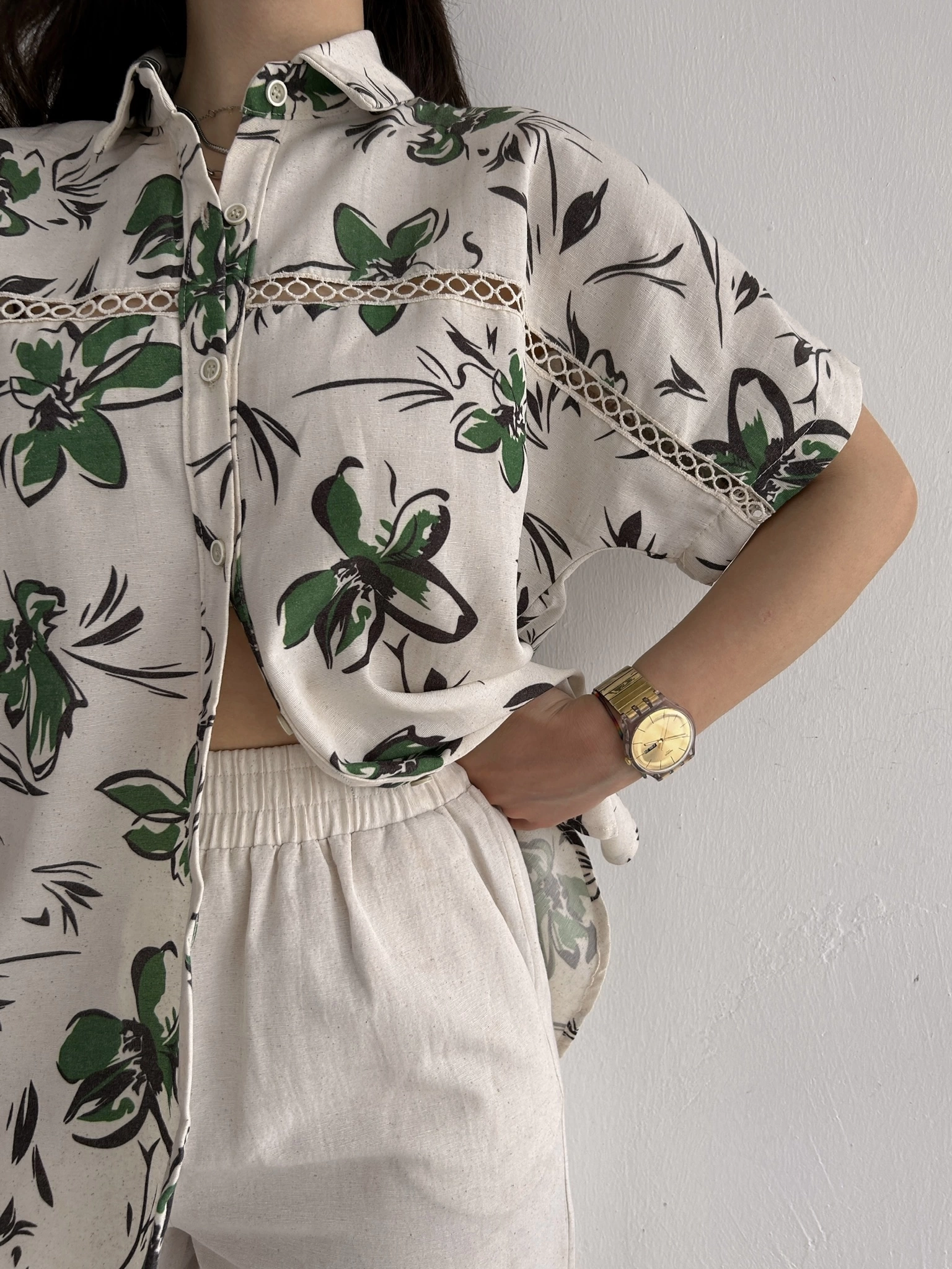 Pullaps Gömlek Pantolon Takım