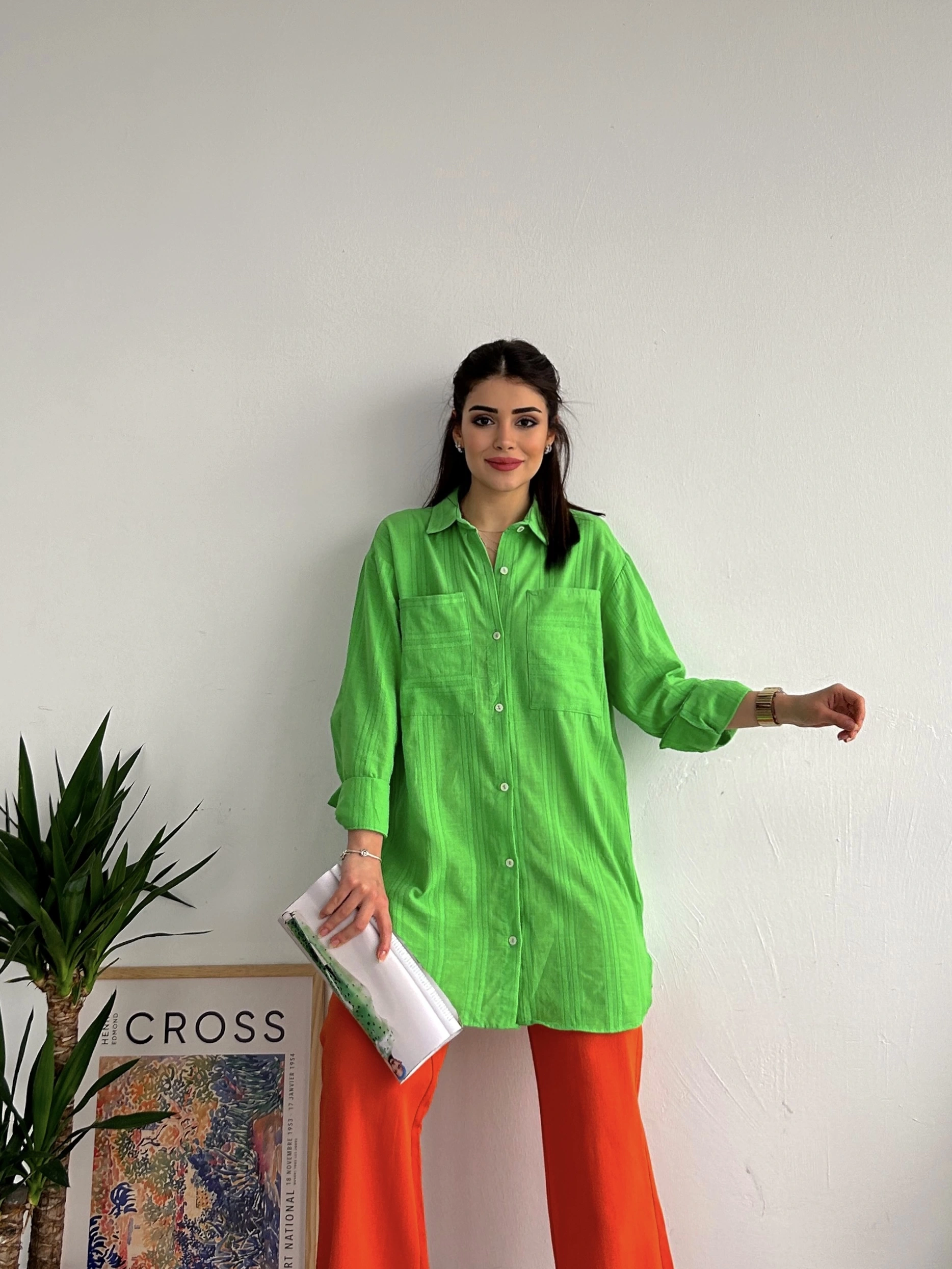 Pullaps Keten Gömlek