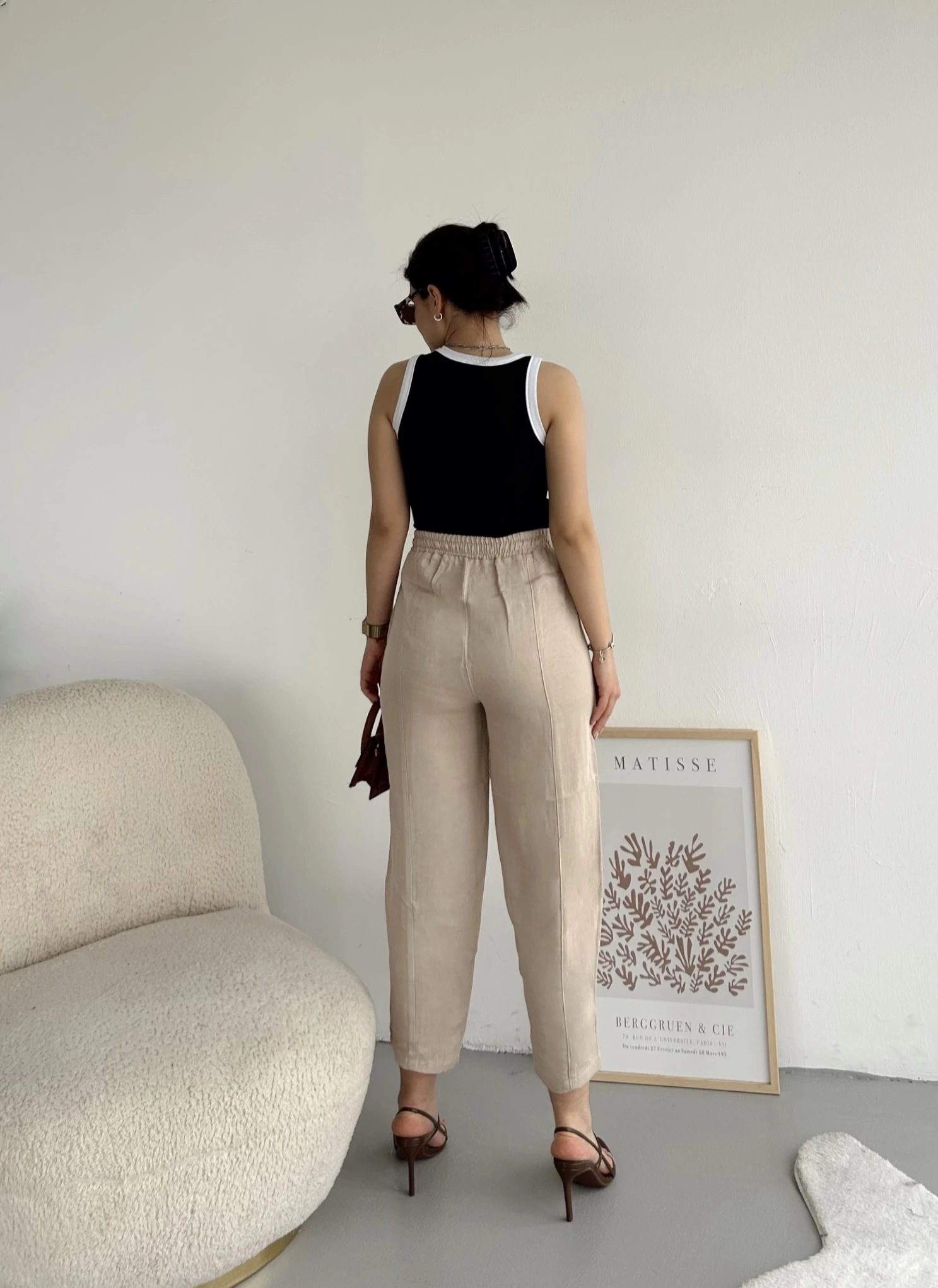 Pullaps Keten Pantolon