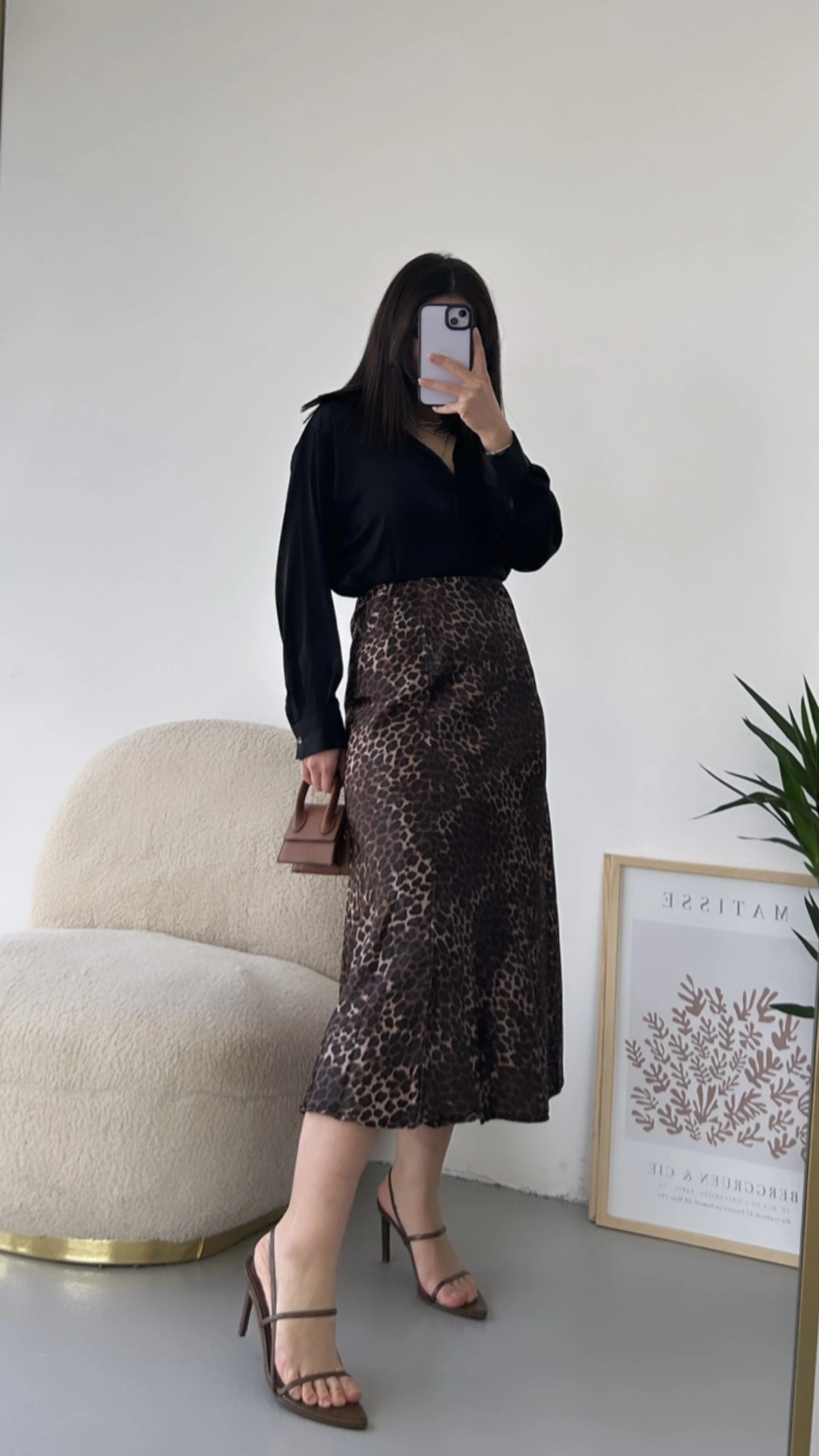 Pullaps Desenli Saten Etek