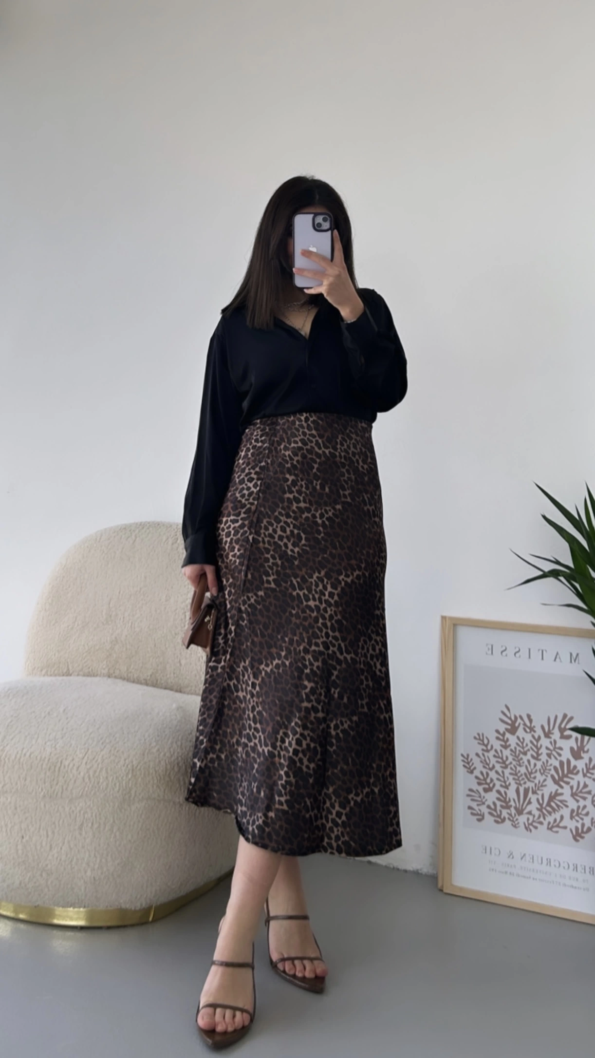 Pullaps Desenli Saten Etek