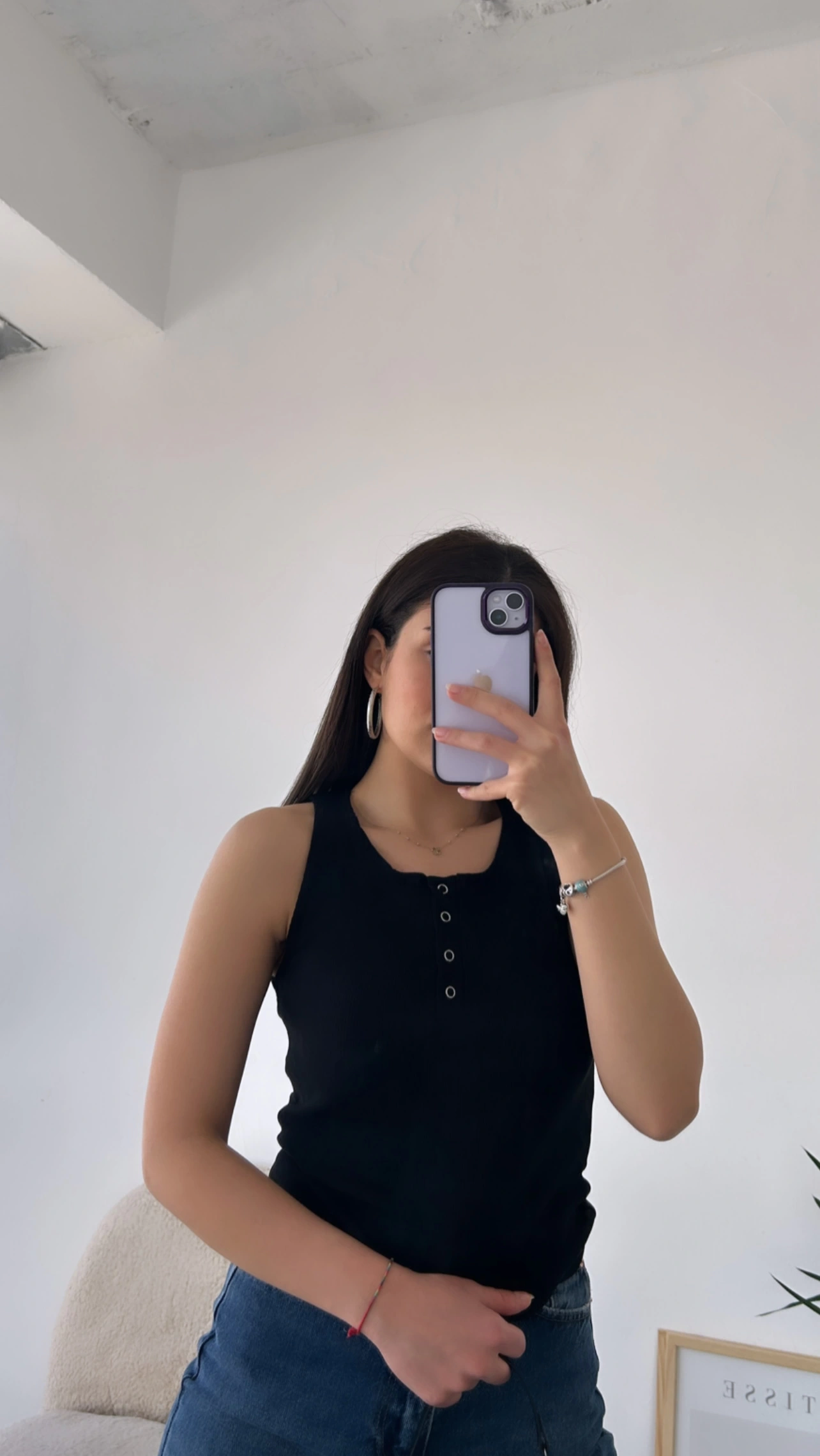 Pullaps Önü Çıtçıtlı Kaşkorse Bluz Siyah