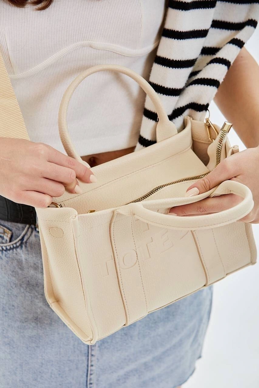 Pullaps The Tote Bag Çanta Bej