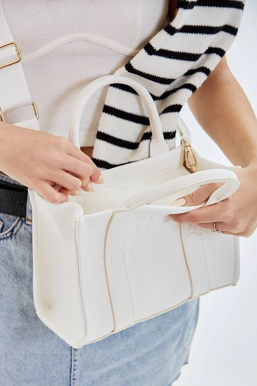 Pullaps The Tote Bag Çanta Beyaz