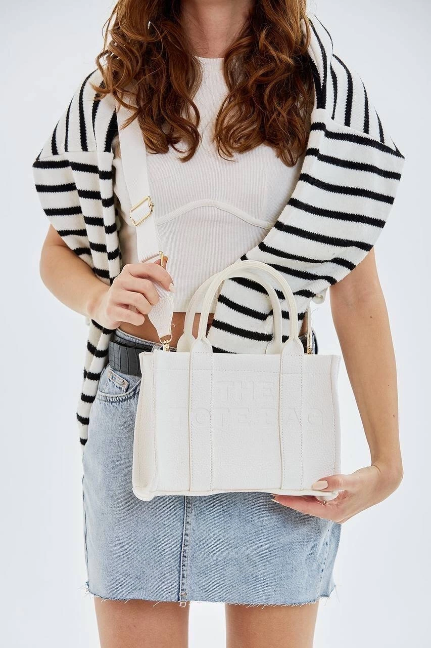 Pullaps The Tote Bag Çanta Beyaz