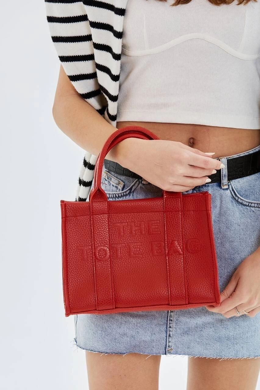 Pullaps The Tote Bag Çanta Bordo