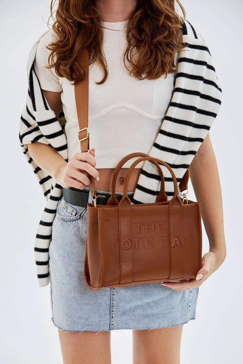 Pullaps The Tote Bag Çanta Kahverengi