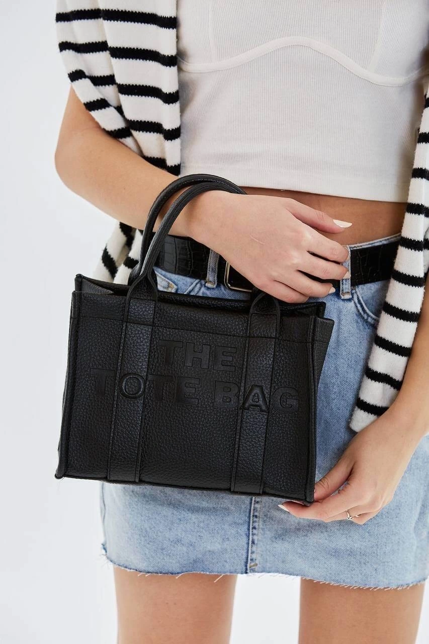 Pullaps The Tote Bag Çanta Siyah