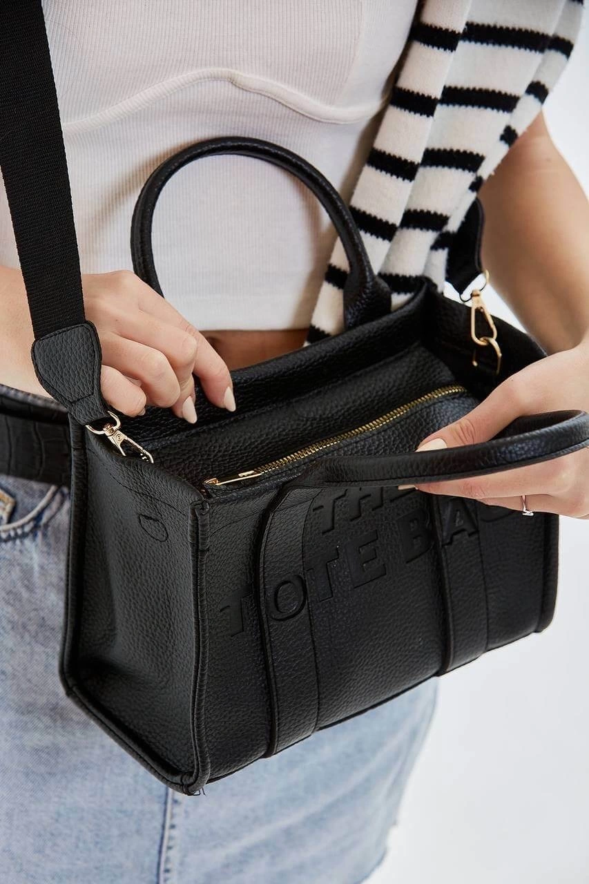 Pullaps The Tote Bag Çanta Siyah