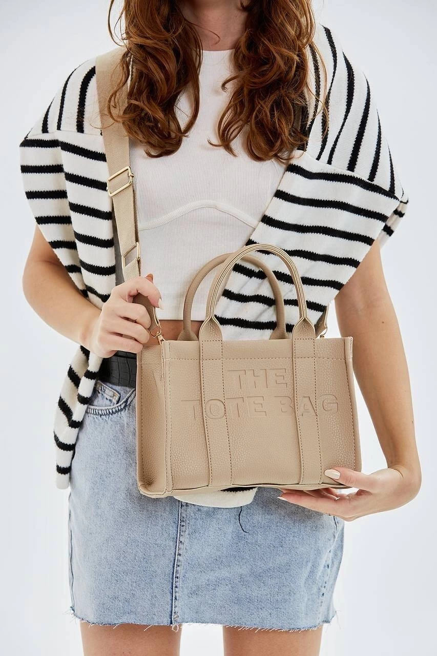 Pullaps The Tote Bag Çanta Vizon