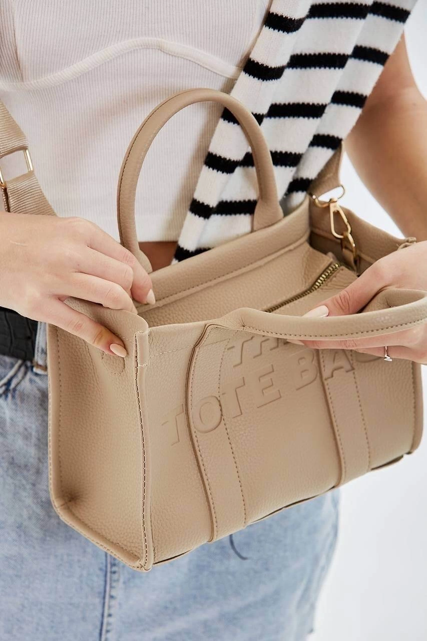 Pullaps The Tote Bag Çanta Vizon